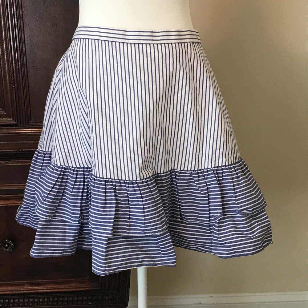 Size 14 J Crew Stripe Skirt